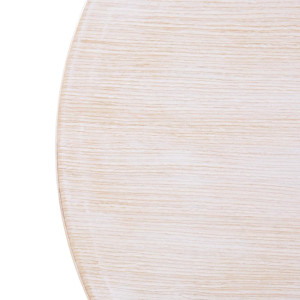 Okrogla bela vintage miza premera 600 mm Bolero DY729