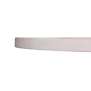 Okrogla bela vintage miza premera 600 mm Bolero DY729