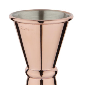 Merilna posoda za konične bare bakrene barve 25/50ml Olympia DR606 - Natančnost in eleganca