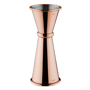 Merilna posoda za konične bare bakrene barve 25/50ml Olympia DR606 - Natančnost in eleganca