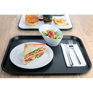 Plošča za samopostrežno postrežbo, antracitna Olympia 340 x 450 mm - Odporna in elegantna