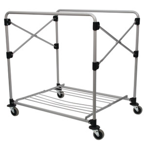 Voziček na zložljiva kolesa X-Cart 300L Rubbermaid: priročen in robusten