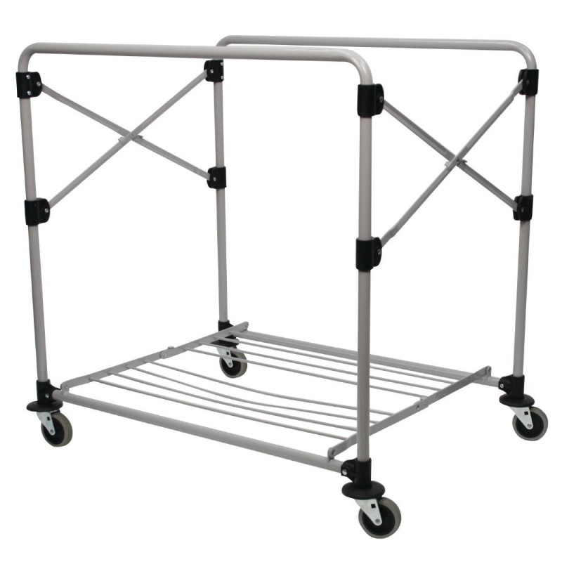 Voziček na zložljiva kolesa X-Cart 300L Rubbermaid: priročen in robusten