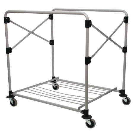 Voziček na zložljiva kolesa X-Cart 300L Rubbermaid: priročen in robusten
