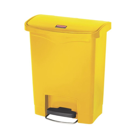 Koš za smeti rumene barve 30L Rubbermaid - Ultra odporna sprednja noga