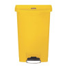 Koš za smeti s pedalom Slim Jim Rubbermaid - rumena 50L