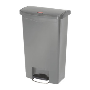 Koš za smeti s pedalom spredaj sive barve 50L - higienski in praktičen | Rubbermaid