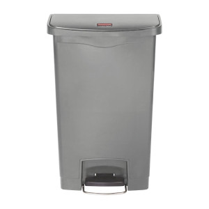 Koš za smeti s pedalom spredaj sive barve 50L - higienski in praktičen | Rubbermaid