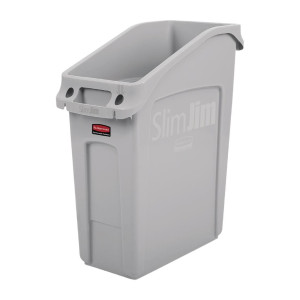 Kontejner Slim Jim Rubbermaid 49L siv - Praktičen in robusten