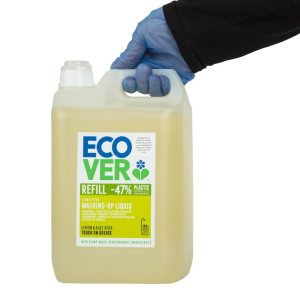Tekoče sredstvo za pomivanje posode z limono in alojo vero 5L Ecover: Čisti in skrbi za vašo posodo