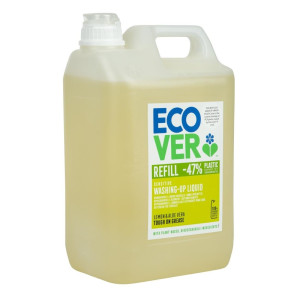 Tekoče sredstvo za pomivanje posode z limono in alojo vero 5L Ecover: Čisti in skrbi za vašo posodo