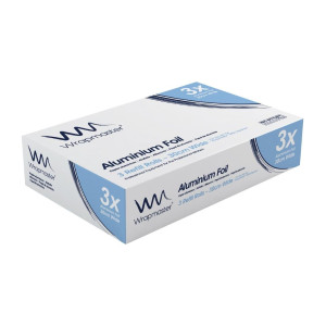 Paket 3 aluminijastih folij 300 mm x 90 m Wrapmaster - Zaščita in praktičnost