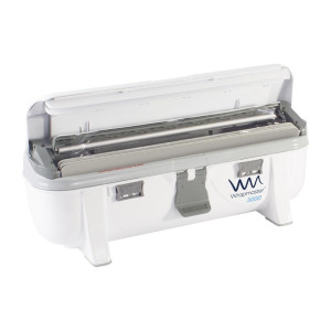 Distributer Wrapmaster 3000: Olajšajte pakiranje v profesionalni kuhinji.