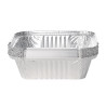 Rektangularne aluminijaste posodice 450 ml - paket 500 kosov | Kvaliteta in praktičnost