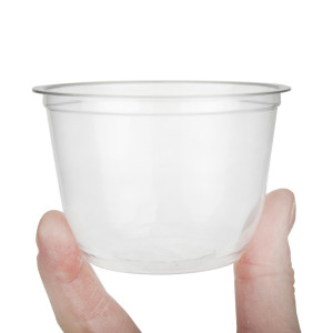 Prozorni reciklirni lonci PET 227 ml - Poudarite svoje kulinarične stvaritve!