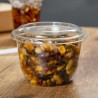 Prozorni reciklirni lonci PET 227 ml - Poudarite svoje kulinarične stvaritve!