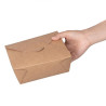 Kartonske kompostabilne posode za hrano 1200 ml - paket 200 kosov | Eko & praktične