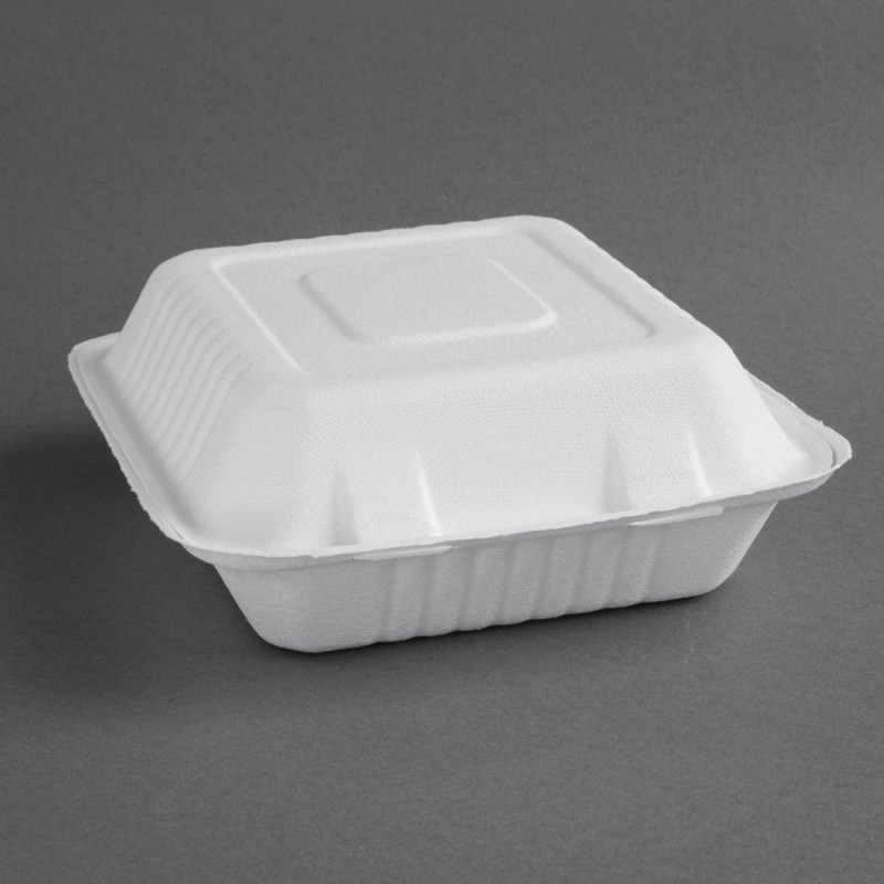 Kompostabilne škatle Bagasse 223mm - paket 200 kosov, okolju prijazne Kompostabilne škatle Bagasse 223mm - paket 200 kosov, okolju prijazne
