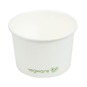Posode za vročo hrano, kompostabilne 110 m - paket 1000 kosov Vegware - praktične in okolju prijazne