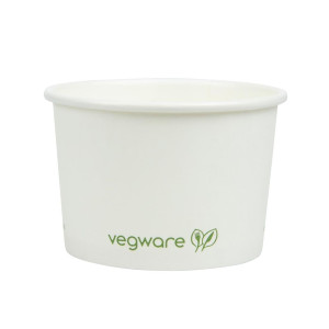 Posode za vročo hrano, kompostabilne 110 m - paket 1000 kosov Vegware - praktične in okolju prijazne