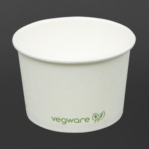 Posode za vročo hrano, kompostabilne 110 m - paket 1000 kosov Vegware - praktične in okolju prijazne