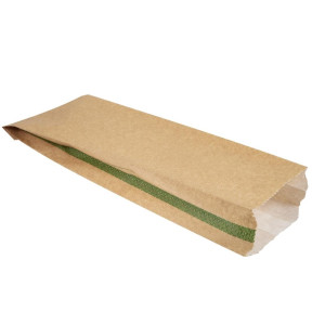 Vegware 356 x 101 mm vroče razgradljive vrečke za prigrizke - paket 500 kosov, FC897