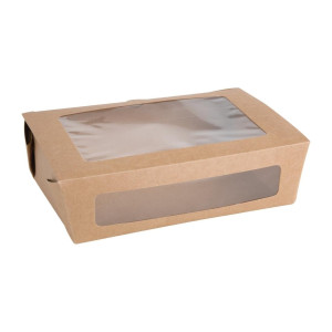Škatle za solato PET 1600 ml - Paket 100 Okno Reciklabilno