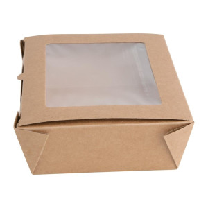 Škatle za solato PET 1600 ml - Paket 100 Okno Reciklabilno