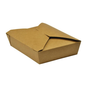 Kartonske kompostabilne posode za hrano št. 2 1500 ml - Komplet 280 Vegware - Okolju prijazne in praktične
