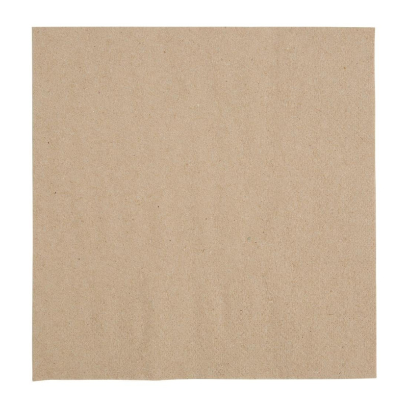 Brisačke za prigrizke iz recikliranega papirja 2-slojne 330 mm Kraft - Paket 2000 Brisačke za prigrizke iz recikliranega papirja 2-slojne 330 mm Kraft - Paket 2000