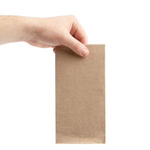 Papirnate prtičke za mizo 2-slojne 1/8 400 mm Kraft - Paket 200: Kvaliteta Fiesta, okolju prijazne