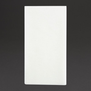 Papirnate brisače Airlaid, zložene v 8 slojih, premium, bele barve, 40x40cm - paket 500 kosov