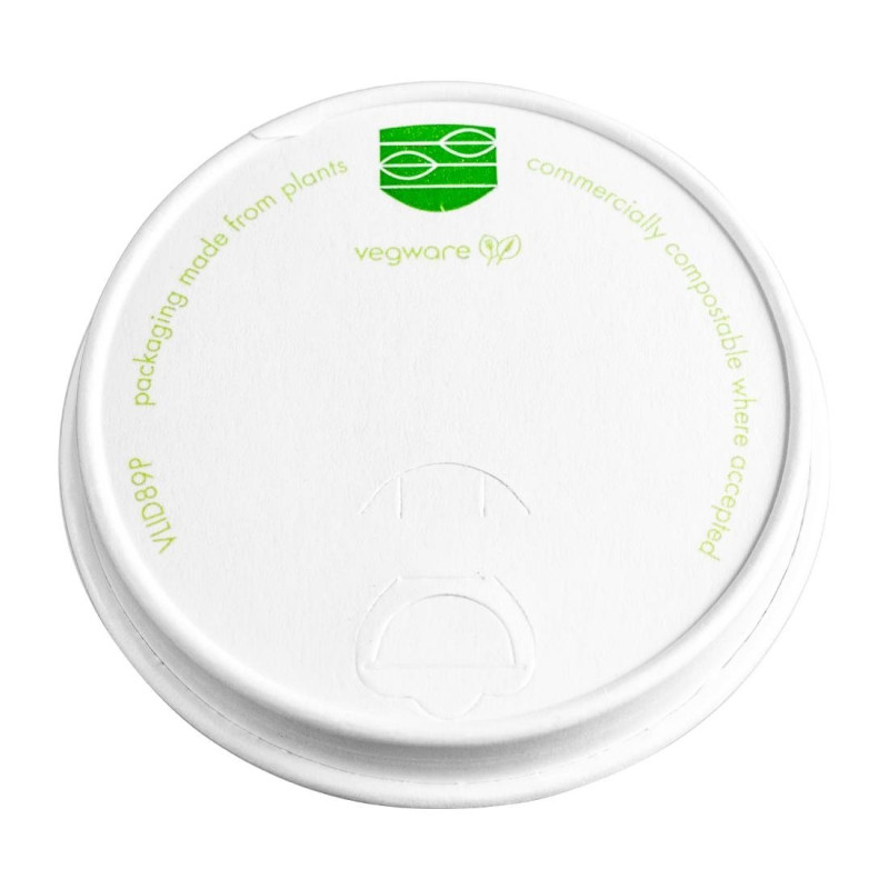 Pokrovčki za vroče napitke iz papirja Vegware Serija 89 - Komplet 1000 Pokrovčki za vroče napitke iz papirja Vegware Serija 89 - Komplet 1000