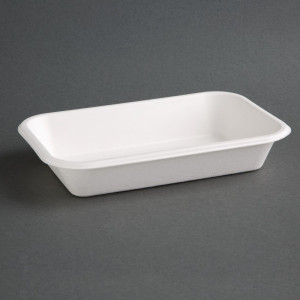 Kompostabilne posodice iz bagasse 680 ml - paket 50 kosov, vrhunska kakovost