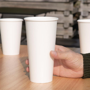 Kozarci za hladne napitke iz papirja 625 ml 90 mm - Paket 1000 kosov, ki se lahko reciklirajo, elegantni in praktični