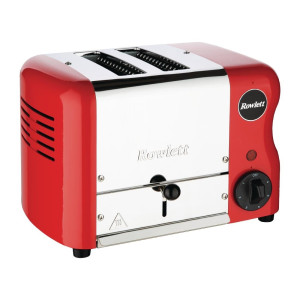 Toaster Rowlett Rutland rdeče barve 2 reži - HITRO & KOMPAKTNO!