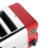 Toaster Rowlett Rutland rdeče barve 2 reži - HITRO & KOMPAKTNO!