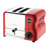 Toaster Rowlett Rutland rdeče barve 2 reži - HITRO & KOMPAKTNO!