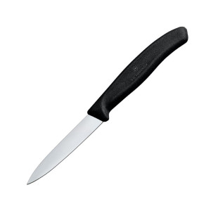 Nož za urad Pointu Črn 8 cm - Victorinox: Profesionalna kakovost in izjemna natančnost.