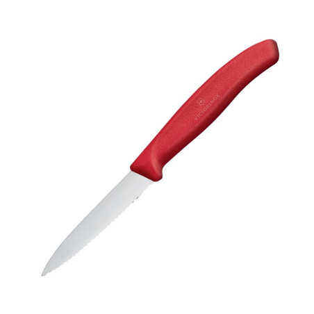 Nož za kuhinjo z ostrim konico Victorinox 8 cm rdeč - natančnost in kakovost