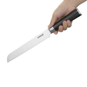 Nož za kruh inox 200mm Bistro Vogue: Natančno in udobno rezanje