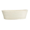 Ovalna košara za fermentacijo iz ratana 250x150x80 mm Vogue: Popolna pekarna & enakomerna fermentacija