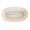 Ovalna košara za fermentacijo iz ratana 250x150x80 mm Vogue: Popolna pekarna & enakomerna fermentacija