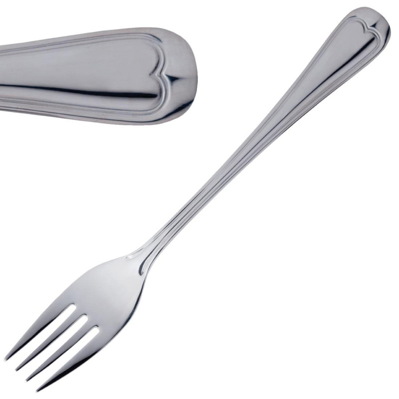 Vilice za mizo Elegance AMEFA - Komplet 12, Nerjaveče jeklo 18/10, Eleganten dizajn