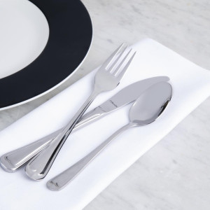 Vilice za mizo Elegance AMEFA - Komplet 12, Nerjaveče jeklo 18/10, Eleganten dizajn