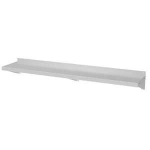Visokokakovostna stenska polica iz nerjavečega jekla - 2000x300mm CombiSteel