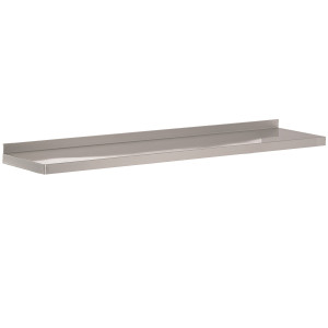 Stenska polica iz nerjavečega jekla 600x300 mm - CombiSteel: Učinkovitost kuhinje