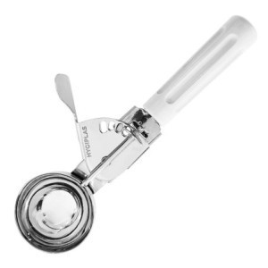 Bela žlica za sladoled - 50 ml - Hygiplas
