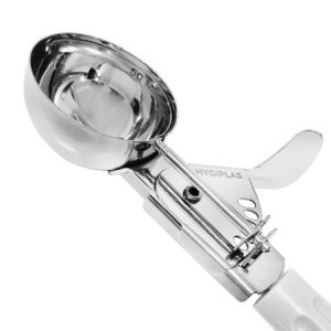 Bela žlica za sladoled - 50 ml - Hygiplas