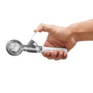 Bela žlica za sladoled - 50 ml - Hygiplas